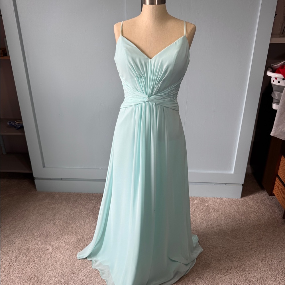 Mint Mori Lee Bridesmaid Dress